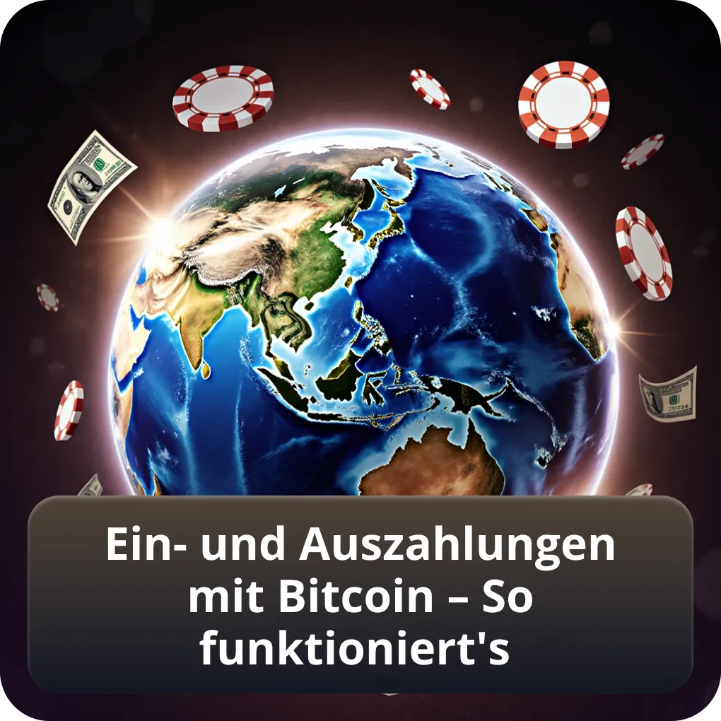 Einzahlungen und Auszahlungen per Bitcoin – Der komplette Ablauf