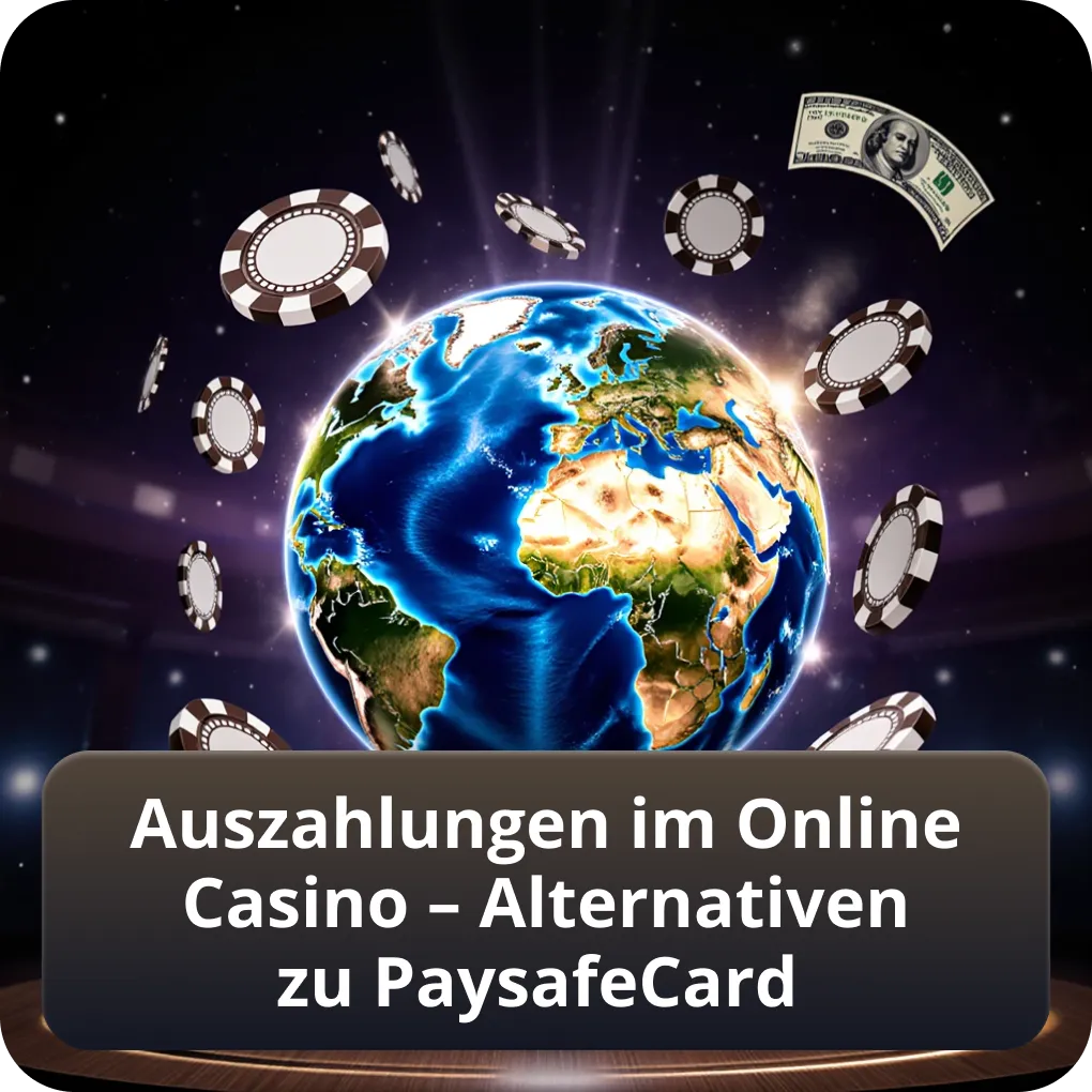 Auszahlungsmethoden im Online Casino statt PaysafeCard