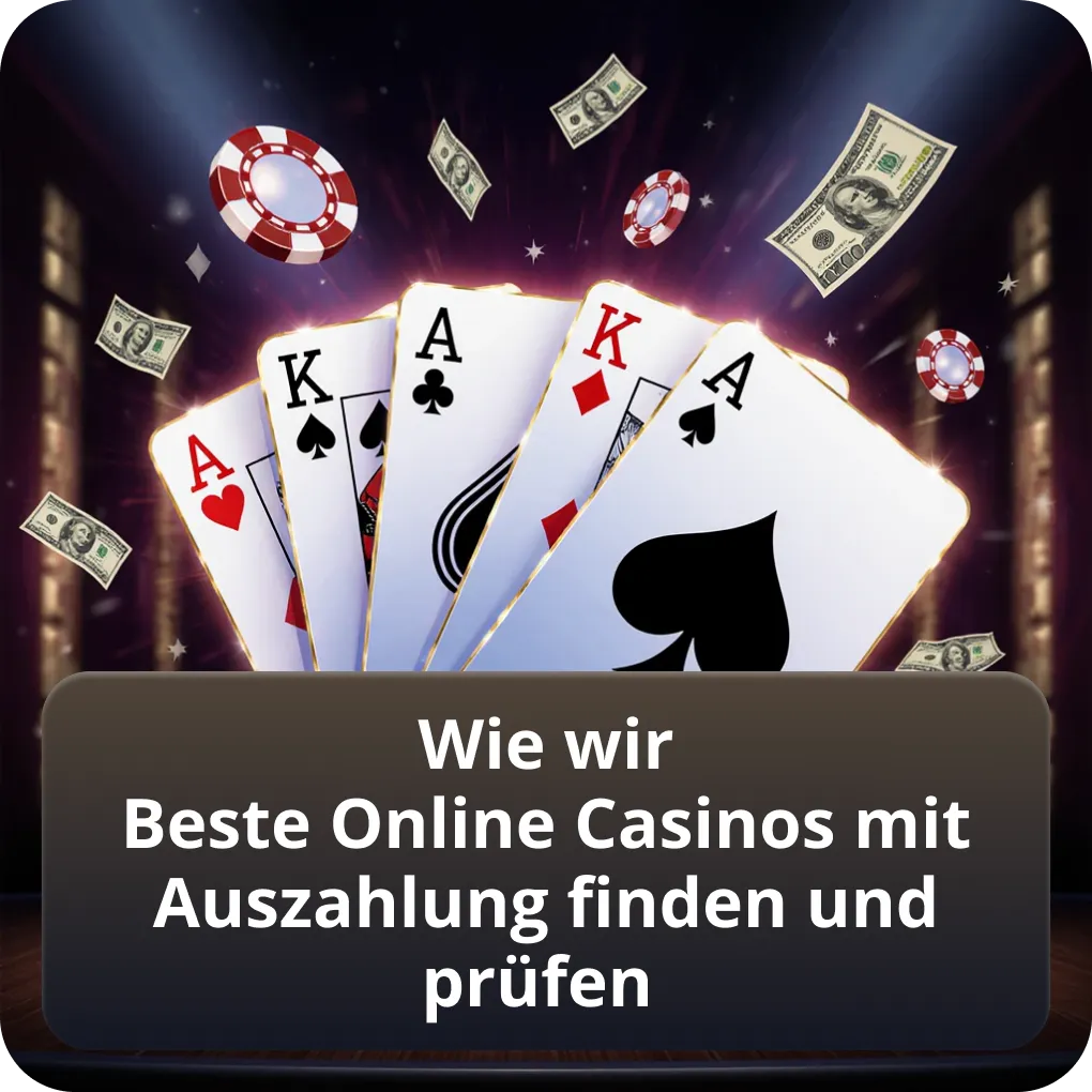 Unser Prozess: Wie wir die besten Online Casinos mit schnellen Auszahlungen finden und testen