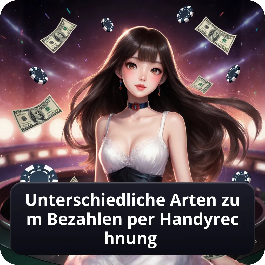 Unterschiedliche Arten zum Bezahlen per Handyrechnung