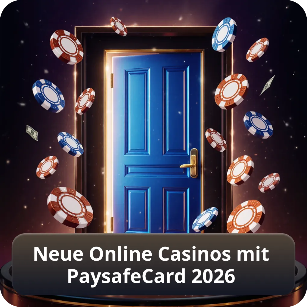 Frische Online Casinos mit PaysafeCard Option 2026