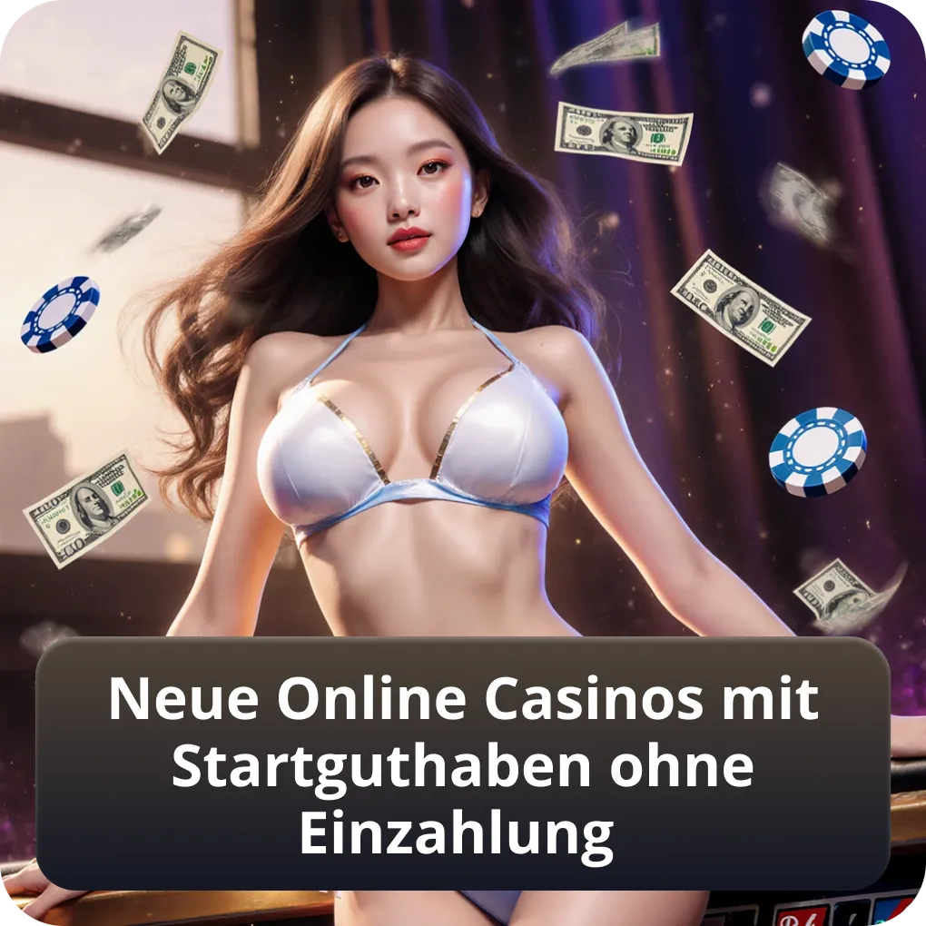 Frische Online Casinos mit Bonus ohne Einzahlung für Neukunden