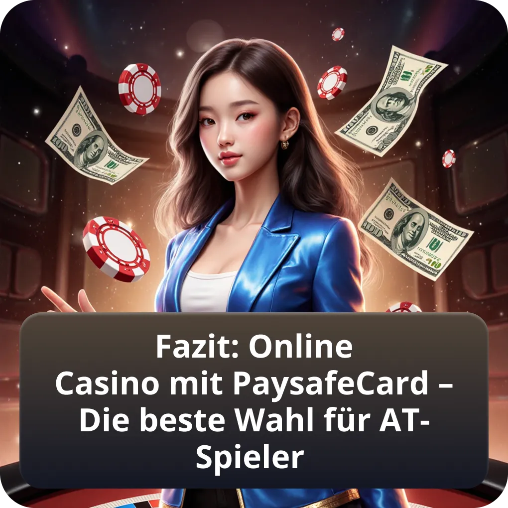 Schlussfolgerung: PaysafeCard Casinos als Top-Option für österreichische Spieler