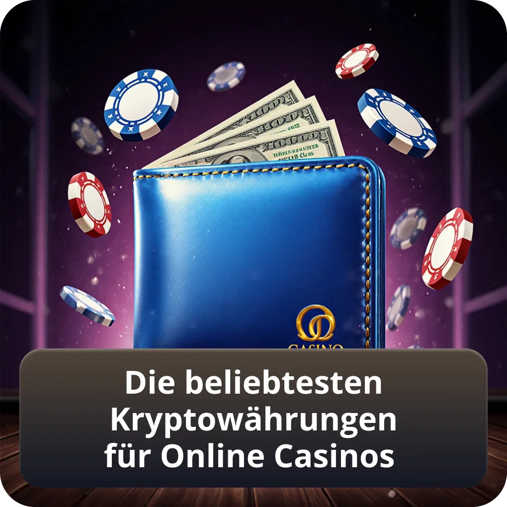 Welche Kryptowährungen werden in Online Casinos am häufigsten genutzt?