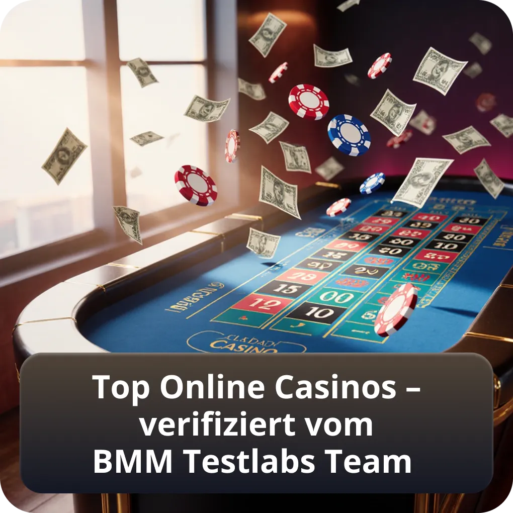 Die besten Online Casinos – geprüft und verifiziert vom BMM Testlabs Experten-Team